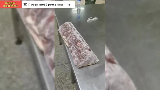 Prensa de carne de matriz dupla de alta qualidade e máquina de prensagem de forma 3D de carne para a indústria