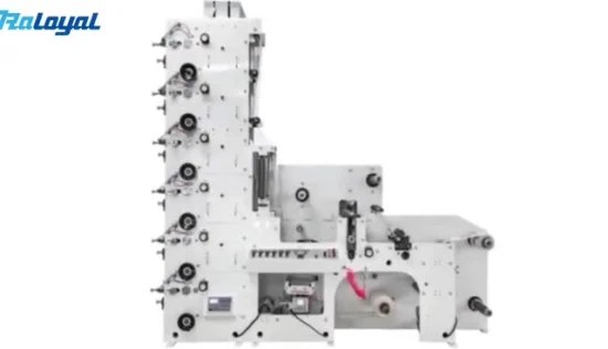 Máquina de impressão flexográfica de etiqueta adesiva de 6 cores